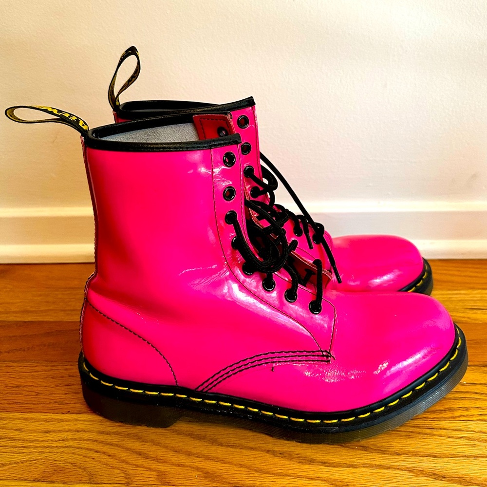 Dr. Martens 1460 W Hot Pink Sz 11